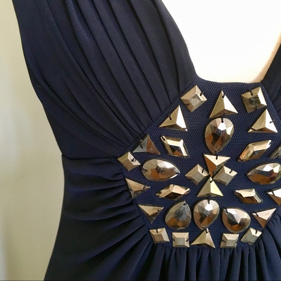 NW Collections navy evening/cocktail dress - Picture 2 of 7